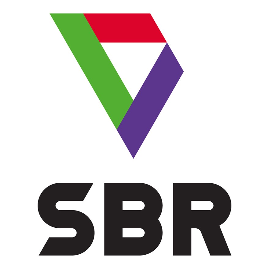 High res version of SBR's logomark and logotype lockup