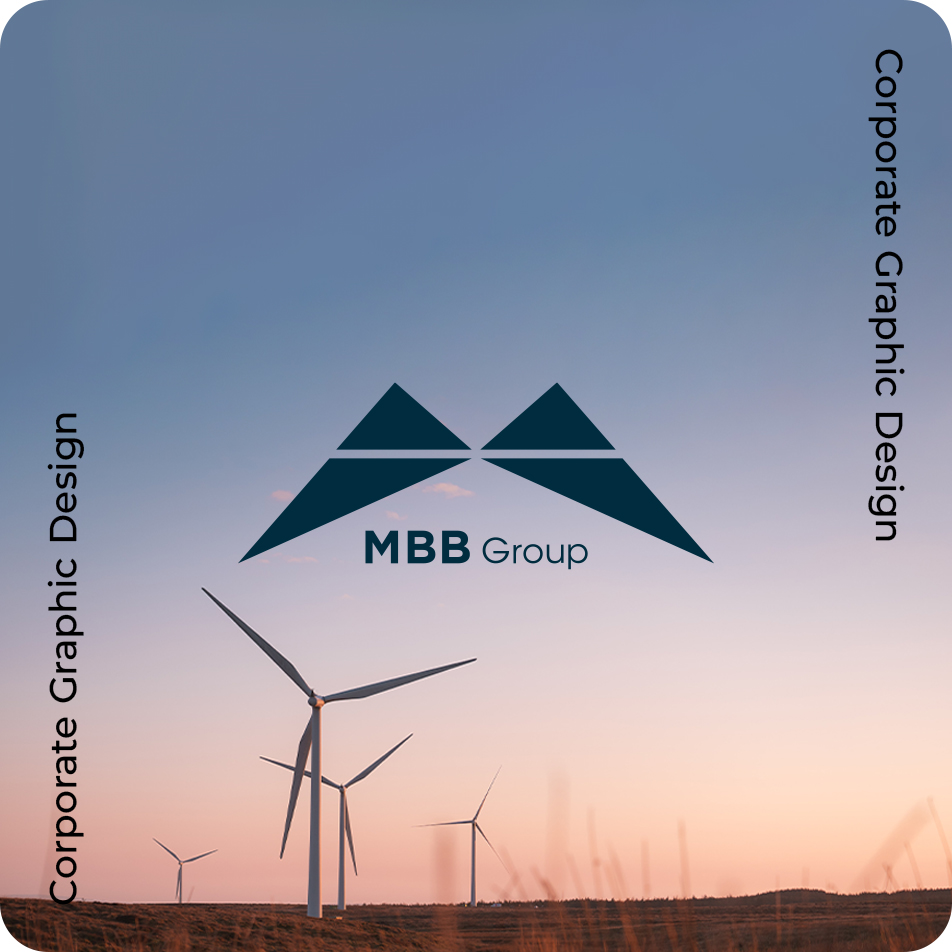 MBB Group logo placed on wind turbine background